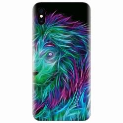 Husa silicon pentru Apple Iphone XS Max Abstract Lion 002 