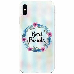 Husa silicon pentru Apple Iphone XS Max Best Friends 001 