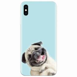 Husa silicon pentru Apple Iphone XS Max Happy Dog 