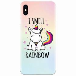 Husa silicon pentru Apple Iphone XS Max I Smell Rainbow 