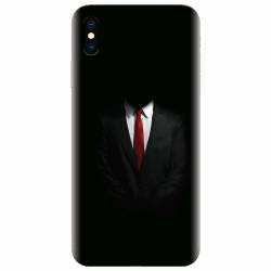 Husa silicon pentru Apple Iphone XS Max Mystery Man In Suit 