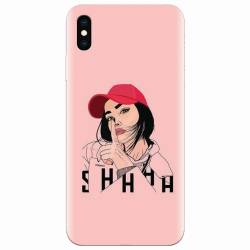 Husa silicon pentru Apple Iphone XS Max Shhh 