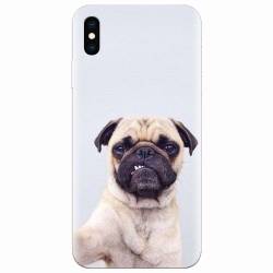 Husa silicon pentru Apple Iphone XS Max Simple Pug Selfie 