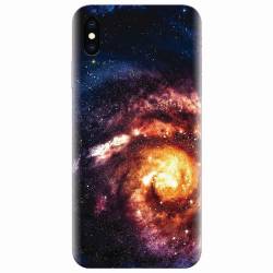 Husa silicon pentru Apple Iphone XS Max Spiral Galaxy Illustration 