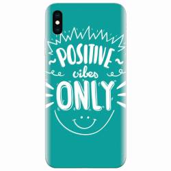Husa silicon pentru Apple Iphone XS Positive Vibes 