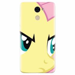 Husa silicon pentru Huawei Enjoy 7 Plus Close Up Fluttershy My Little Pony Friendship Is Magic 