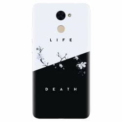 Husa silicon pentru Huawei Enjoy 7 Plus Life Vs Death 