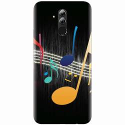 Husa silicon pentru Huawei Mate 20 Lite Colorful Music 