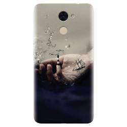 Husa silicon pentru Huawei Nova Lite Plus 3D Hand Ocean Render 