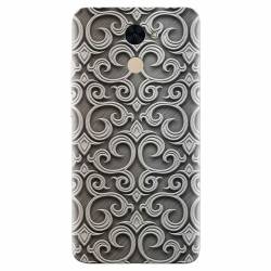 Husa silicon pentru Huawei Nova Lite Plus Baroque Silver Pattern 