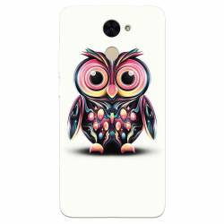 Husa silicon pentru Huawei Nova Lite Plus Colorful Owl Illustration 