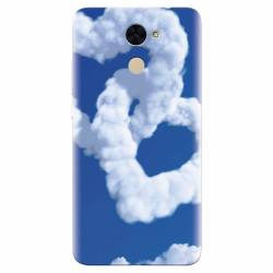 Husa silicon pentru Huawei Nova Lite Plus Heart Shaped Clouds Blue Sky 