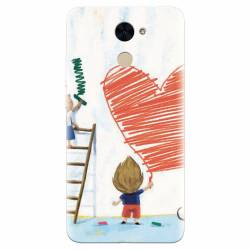 Husa silicon pentru Huawei Nova Lite Plus I Love You Creatures 