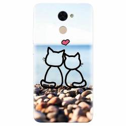 Husa silicon pentru Huawei Nova Lite Plus In Love Cats