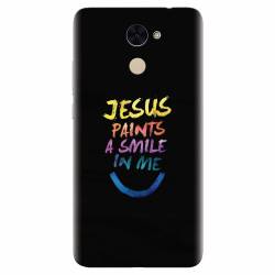 Husa silicon pentru Huawei Nova Lite Plus Jesus Paints A Smile In Me 