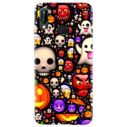 Husa silicon pentru Huawei P20 Lite Emoji Mess 