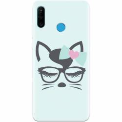 Husa silicon pentru Huawei P30 Lite Angel Cat 