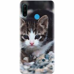 Husa silicon pentru Huawei P30 Lite Animal Cat 
