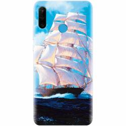 Husa silicon pentru Huawei P30 Lite Attractive Art Of Ships 