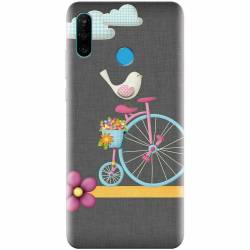 Husa silicon pentru Huawei P30 Lite Bird 