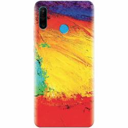 Husa silicon pentru Huawei P30 Lite Colorful Dry Paint Strokes Texture 
