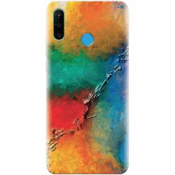 Husa silicon pentru Huawei P30 Lite Colorful Wall Paint Texture 
