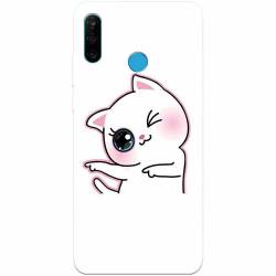 Husa silicon pentru Huawei P30 Lite Cute Kitty 