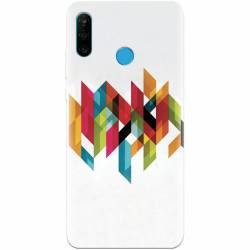 Husa silicon pentru Huawei P30 Lite Geometric 