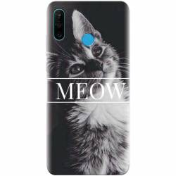 Husa silicon pentru Huawei P30 Lite Meow Cute Cat 