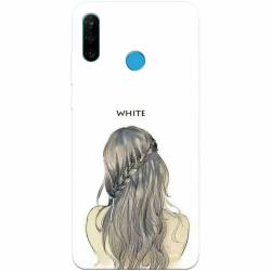 Husa silicon pentru Huawei P30 Lite White 
