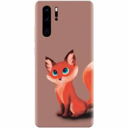 Husa silicon pentru Huawei P30 Pro Fox Cartoon Animal And