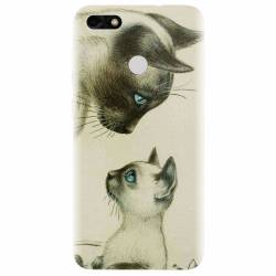 Husa silicon pentru Huawei P9 Lite Little Cat 
