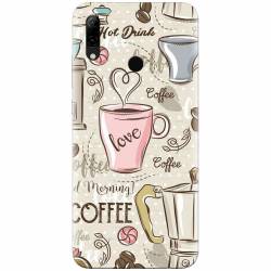 Husa silicon pentru Huawei P Smart 2019 Coffe And Donuts 