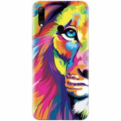 Husa silicon pentru Huawei P Smart 2019 Colorfull Lion 002 