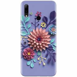 Husa silicon pentru Huawei P Smart 2019 Flower Artwork 