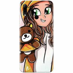 Husa silicon pentru Huawei P Smart 2019 Girl With Little Bear 