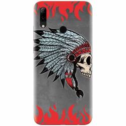Husa silicon pentru Huawei P Smart 2019 Indian Skull 