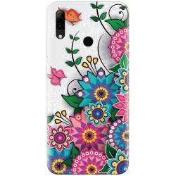 Husa silicon pentru Huawei P Smart 2019 Mandala Flowers 