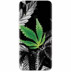 Husa silicon pentru Huawei P Smart 2019 Trippy Pot Leaf Green 