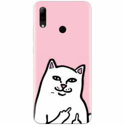 Husa silicon pentru Huawei P Smart 2019 White Cat 