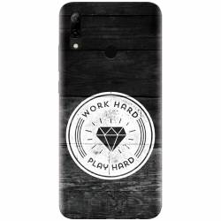Husa silicon pentru Huawei P Smart 2019 Work Hard Play Hard 