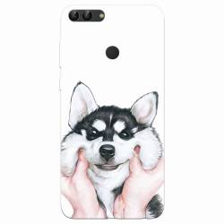Husa silicon pentru Huawei P Smart Cute Dog 1. 