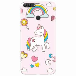 Husa silicon pentru Huawei P Smart Cute Unicorn 