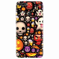 Husa silicon pentru Huawei P Smart Emoji Mess 