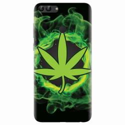 Husa silicon pentru Huawei P Smart GreenFlames 