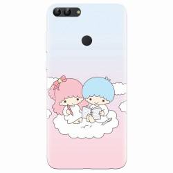 Husa silicon pentru Huawei P Smart Little Twins On Cloud 