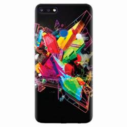 Husa silicon pentru Huawei Y7 Prime 2018 Abstract Shape 