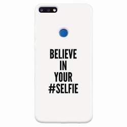 Husa silicon pentru Huawei Y7 Prime 2018 Believe In Yourlfie 
