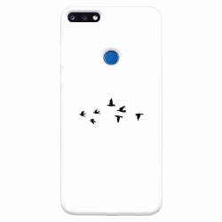 Husa silicon pentru Huawei Y7 Prime 2018 Birds 