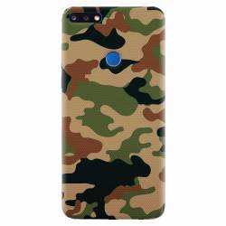 Husa silicon pentru Huawei Y7 Prime 2018 Camuflaj 